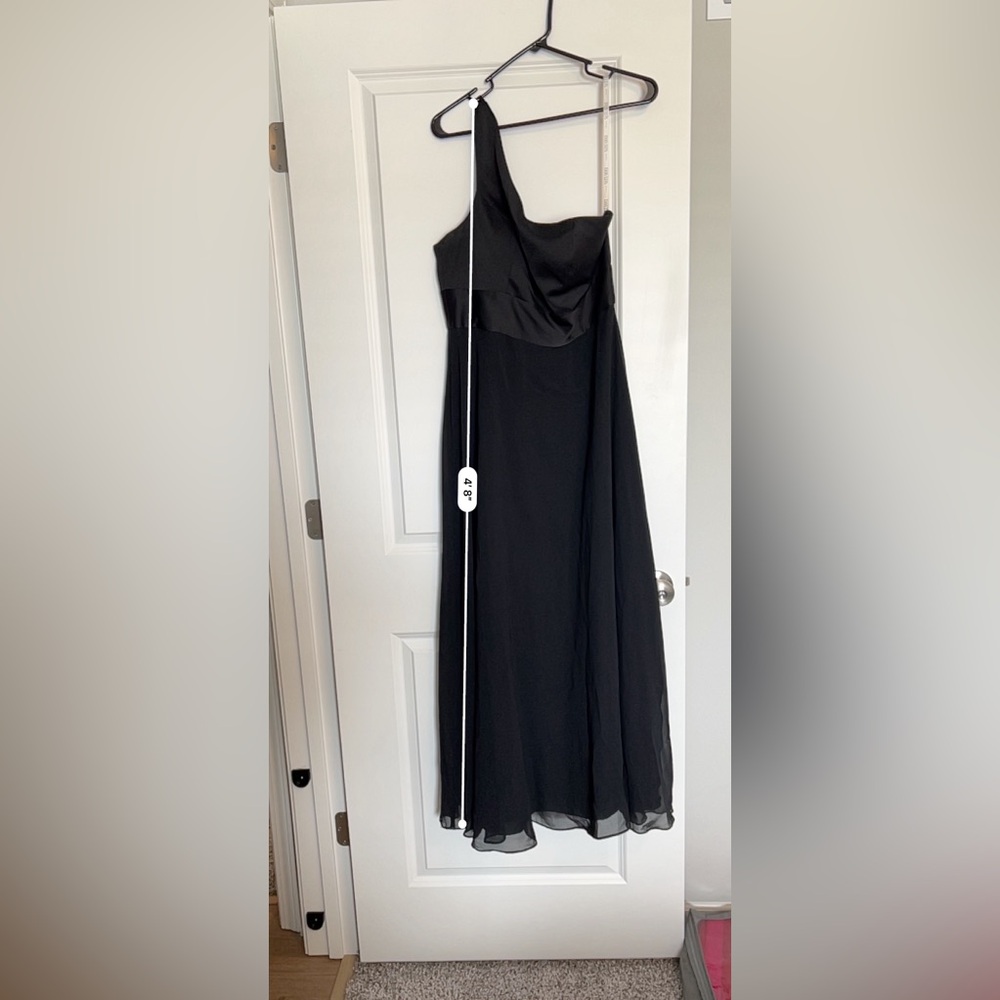 David’s Bridal one shoulder formal dress